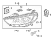 Buick Headlight Bulb Diagram - 13503426
