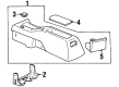 2002 Chevy Prizm Center Console Base Diagram - 94859597