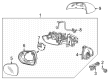 Chevy Trailblazer Side View Mirrors Diagram - 42834256