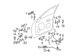 Cadillac DTS Door Handle Diagram - 20857749
