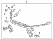 2018 Chevy Camaro Fender Splash Shield Diagram - 23105708