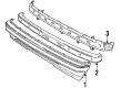 Chevy Tracker Bumper Diagram - 91173383
