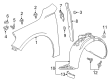 Chevy Fender Splash Shield Diagram - 84062808