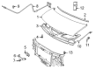 2006 Chevy Trailblazer Hood Latch Diagram - 25775905