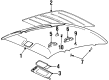 1999 Oldsmobile Aurora Door Handle Diagram - 12536186