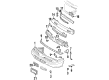 Pontiac LeMans Emblem Diagram - 14100435