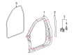 2018 Chevy Silverado 1500 Weather Strip Diagram - 23446707