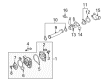 Saturn A/C Condenser Fan Diagram - 20757670