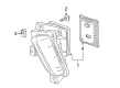 Chevy Fog Light Diagram - 84341736