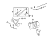2008 Hummer H3 Windshield Wiper Diagram - 10389557