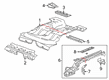 2014 Cadillac XTS Floor Pan Diagram - 23103443