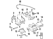 Oldsmobile Silhouette Center Console Base Diagram - 88892926