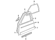 1993 Cadillac DeVille Door Seal Diagram - 20742937