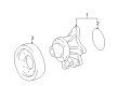 Pontiac Water Pump Pulley Diagram - 88969593