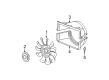 Chevy Silverado 1500 Fan Shroud Diagram - 25835451