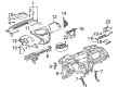 Saturn Dash Panel Vent Portion Covers Diagram - 15830184
