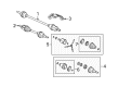 Saturn CV Boot Diagram - 15779364