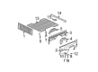 2005 Chevy Silverado 2500 HD Floor Pan Diagram - 15214279