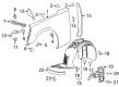 2018 Chevy Camaro Fender Splash Shield Diagram - 84922602