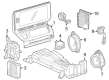 Chevy Silverado 2500 HD Car Speakers Diagram - 84631830