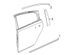 2022 Cadillac CT5 Door Moldings Diagram - 85597808