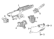 Chevy Bolt EV Steering Column Cover Diagram - 42609527
