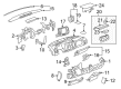 Chevy Silverado 1500 Dash Panel Vent Portion Covers Diagram - 19331340