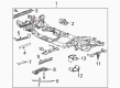 2006 Chevy Trailblazer Front Cross-Member Diagram - 15090722