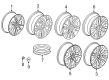 2020 Cadillac XT5 Spare Wheel Diagram - 84520429