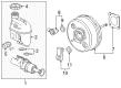 Saturn Brake Booster Diagram - 19208154