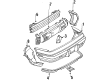 Pontiac Grand Prix Bumper Diagram - 10208843