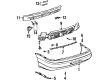 Saturn Bumper Diagram - 21108238