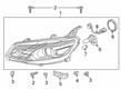 Chevy Malibu Headlight Diagram - 84680167