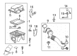 Cadillac SRX Air Filter Diagram - 20906486