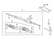 Chevy Rack and Pinion Boot Diagram - 42820981