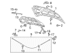 Pontiac Lift Support Diagram - 96888451