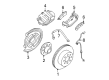 Chevy Silverado 1500 Brake Dust Shields Diagram - 25877333