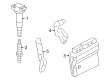 Pontiac Vibe Ignition Coil Diagram - 19205387