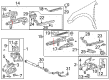 Pontiac Vibe Control Arm Bracket Diagram - 88972291