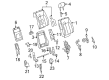 2007 Cadillac DTS Seat Cushion Pad Diagram - 25944062