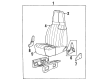 1991 Chevy K1500 Seat Cushion Pad Diagram - 15633582