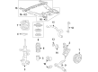 Cadillac Sway Bar Link Diagram - 84871563