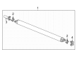 GMC Drive Shaft Diagram - 87821404