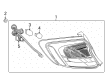 Buick LaCrosse Tail Light Diagram - 26253088