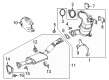 Buick Encore GX Exhaust Hanger Diagram - 55498715
