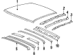 Chevy Corsica Weather Strip Diagram - 10078336