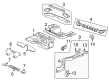 2014 Cadillac CTS Floor Pan Diagram - 25966321