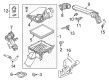 Cadillac XTS Air Intake Coupling Diagram - 22831204