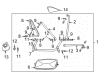2004 Chevy Silverado 2500 HD Side View Mirrors Diagram - 12477850