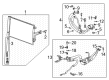 Cadillac A/C Compressor Diagram - 84879381